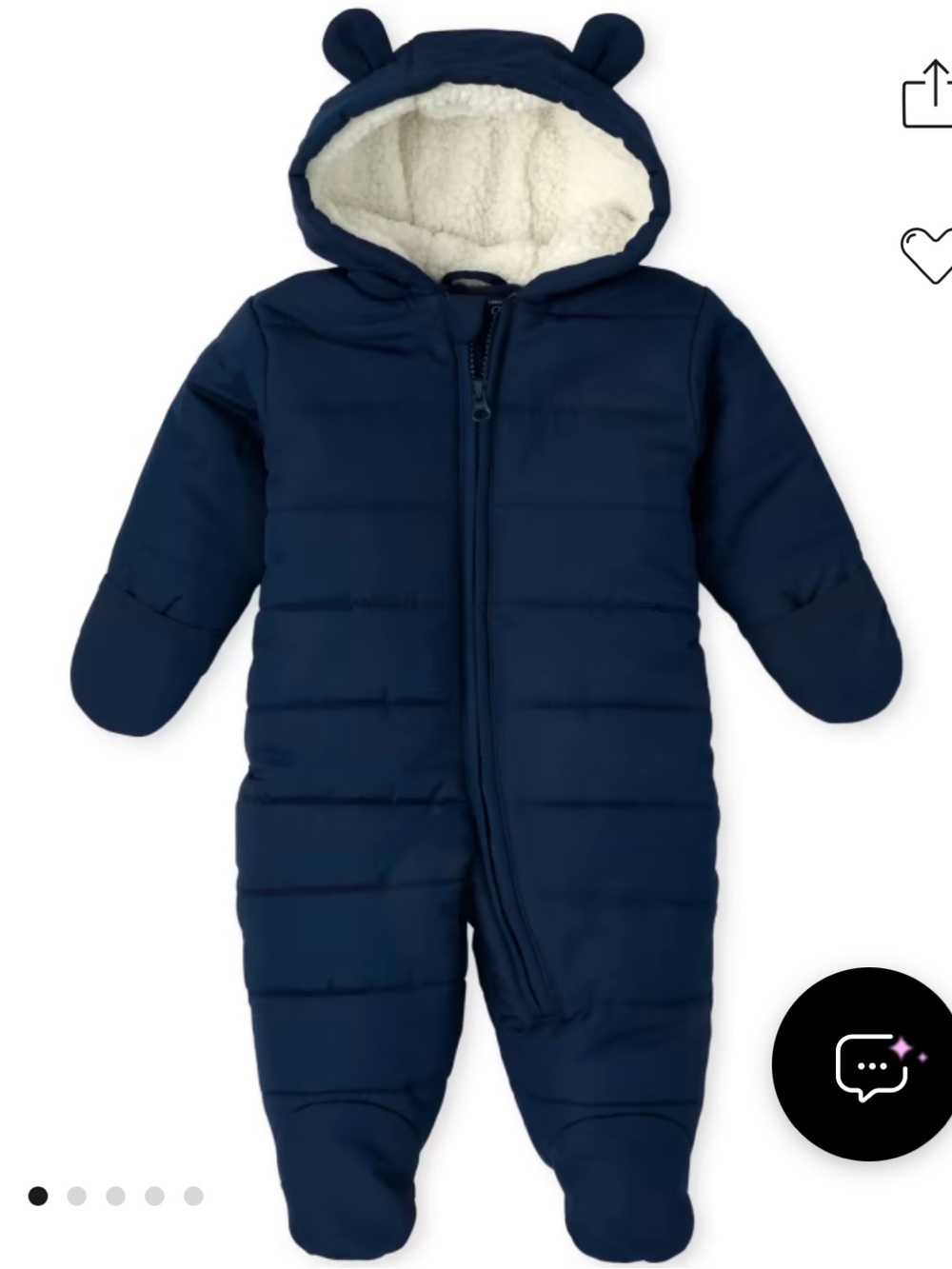 The Children's Place 6-9 M Snowsuit